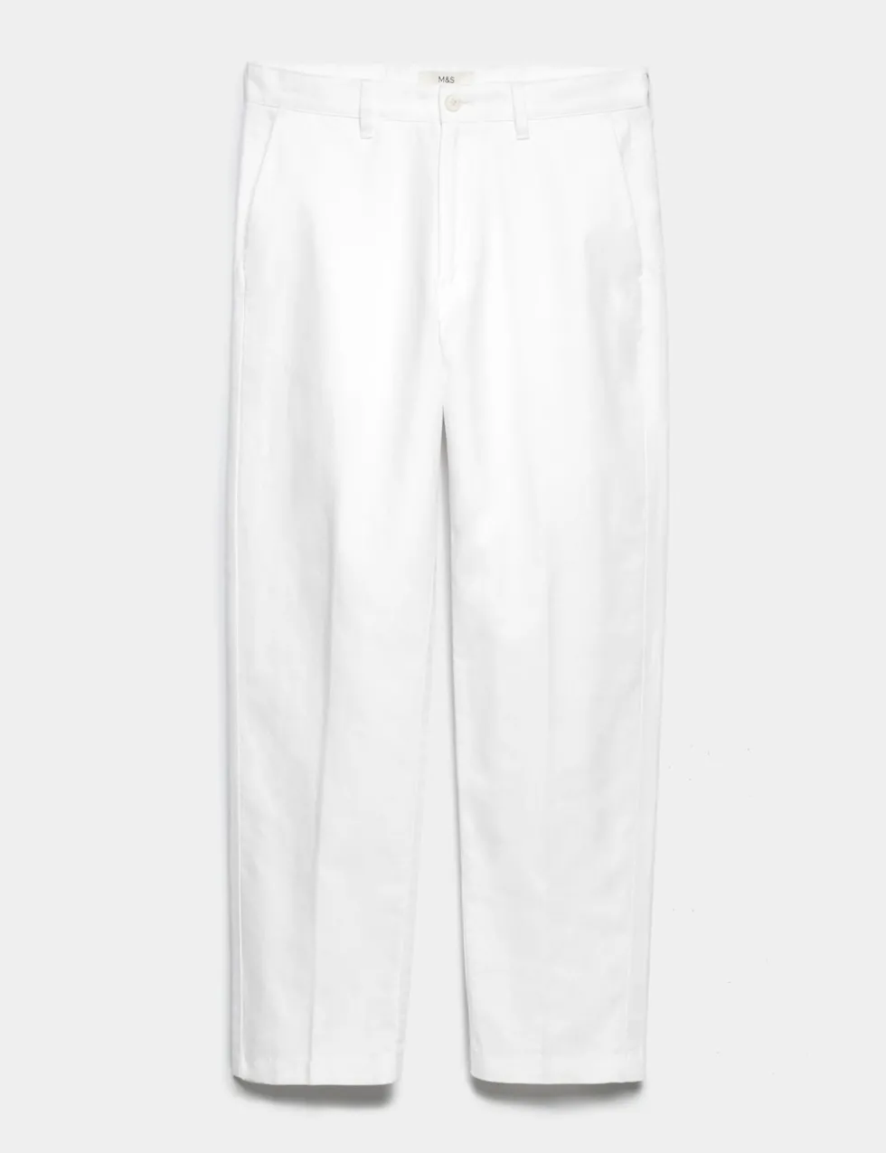 Regular Fit Linen Blend Chinos