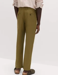 Regular Fit Linen Blend Chinos