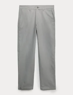 Regular Fit Linen Blend Chinos