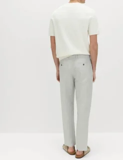 Regular Fit Linen Blend Chinos
