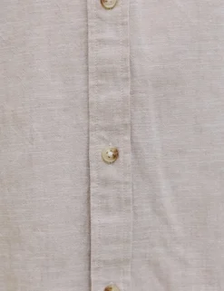 Regular Fit Linen Blend Shirt