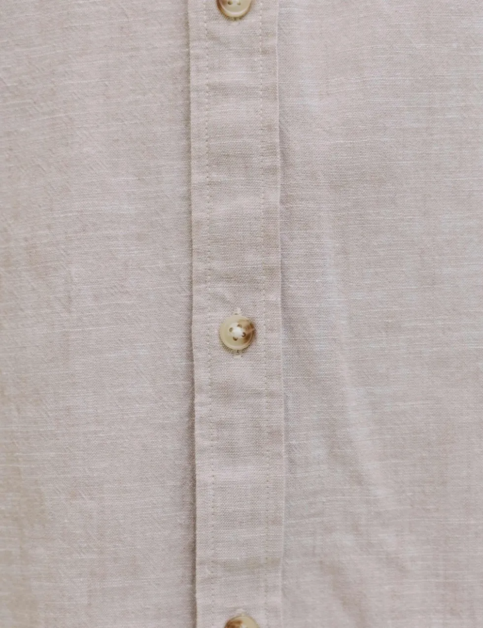 Regular Fit Linen Blend Shirt