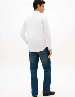 Regular Fit Linen Blend Shirt