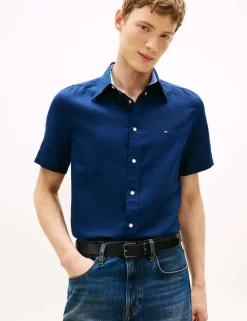 Regular Fit Linen Blend Shirt