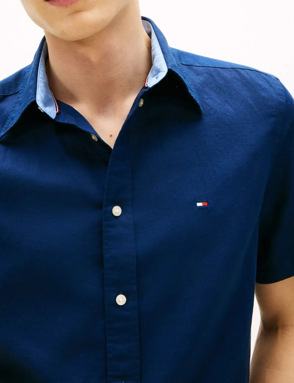 Regular Fit Linen Blend Shirt