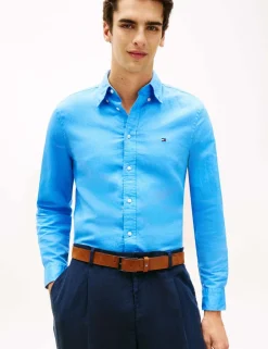 Regular Fit Linen Blend Shirt