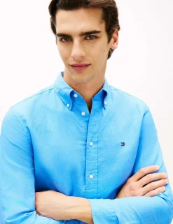 Regular Fit Linen Blend Shirt