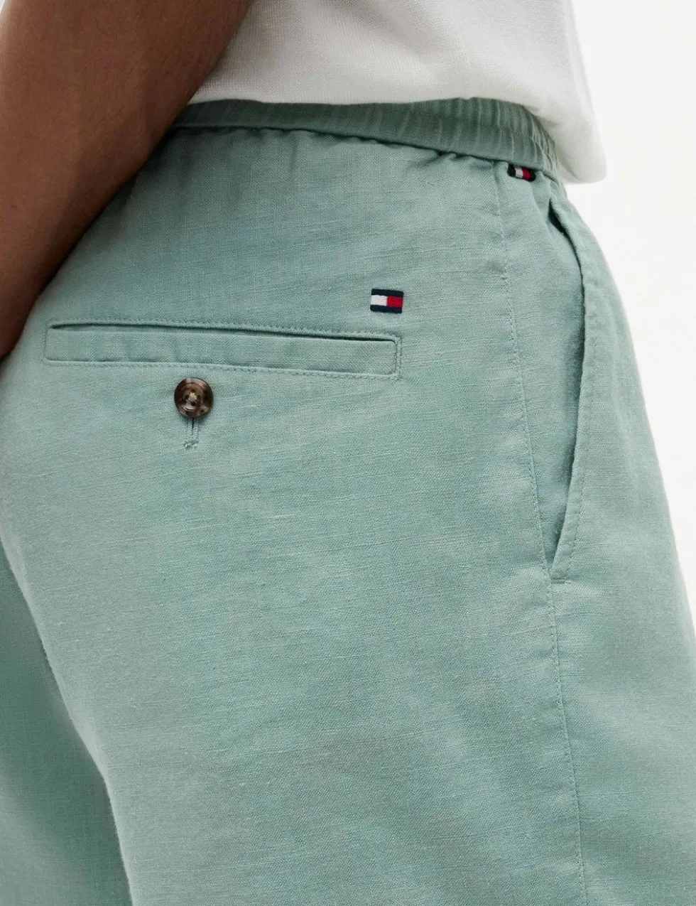 Regular Fit Linen Rich Lightweight Shorts