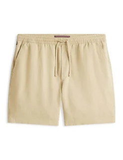 Regular Fit Linen Rich Lightweight Shorts