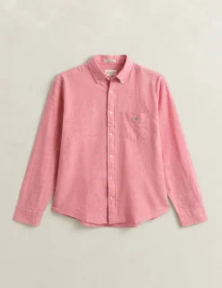 Regular Fit Linen Rich Shirt