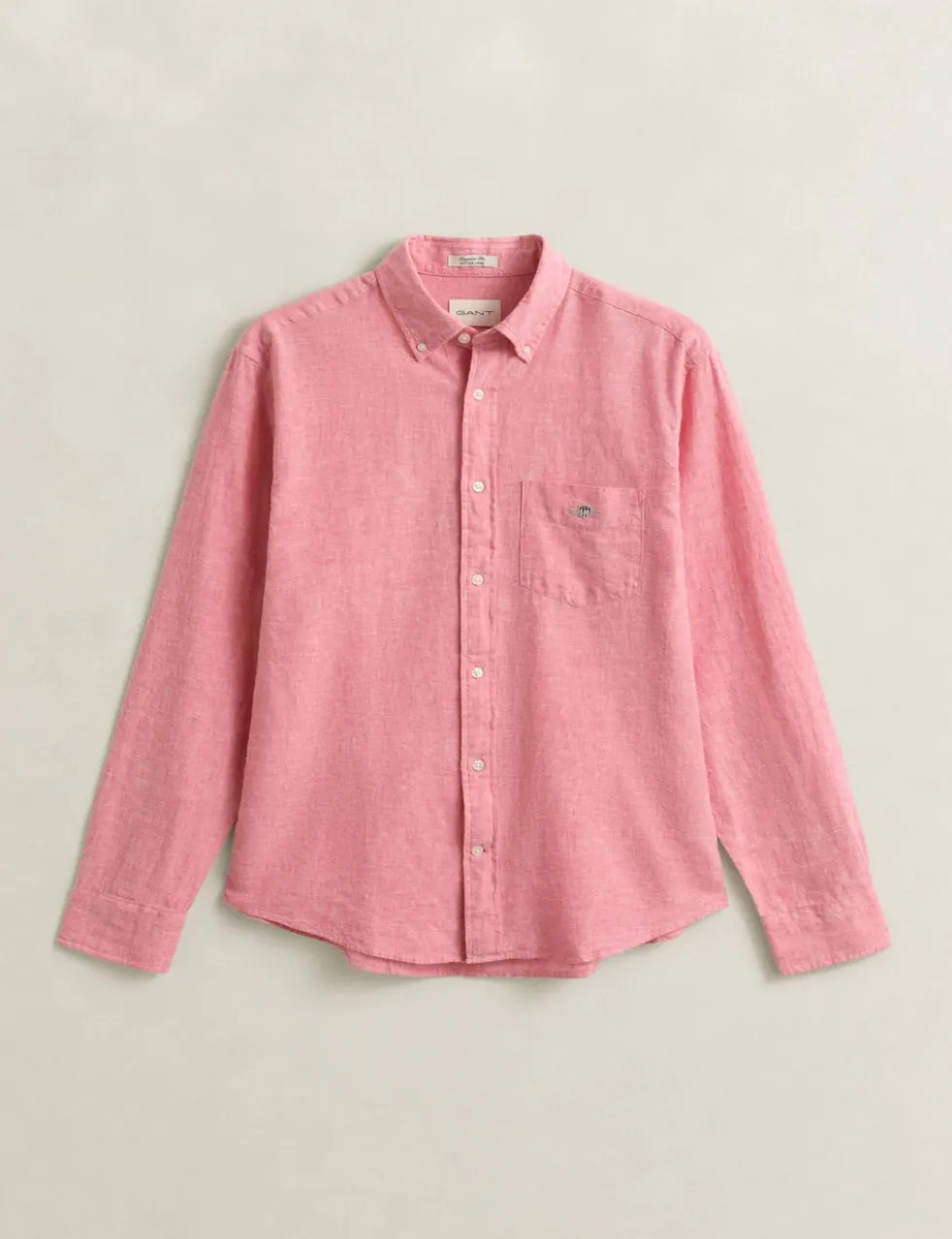 Regular Fit Linen Rich Shirt