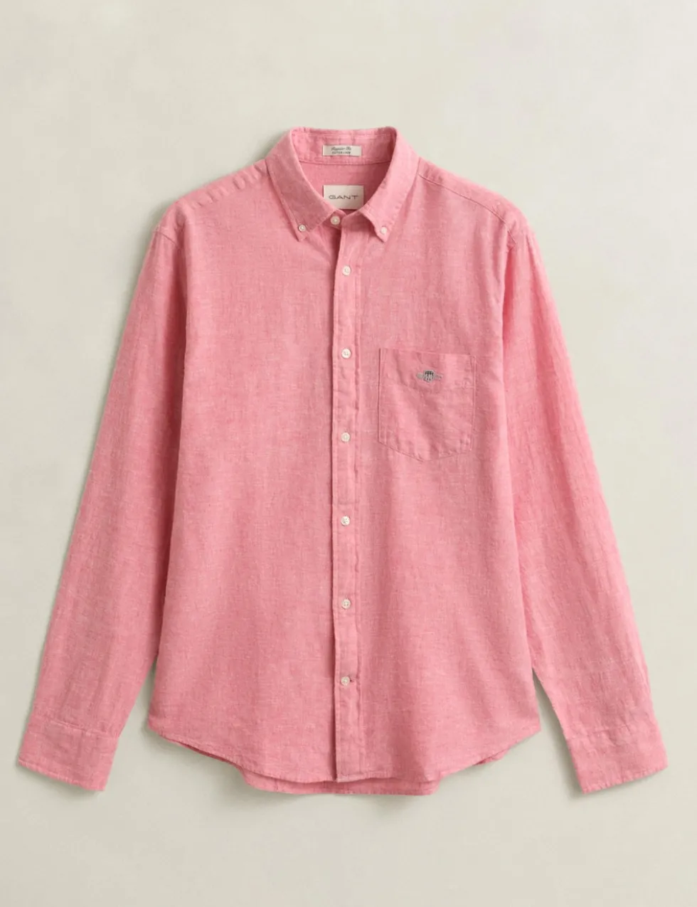 Regular Fit Linen Rich Shirt