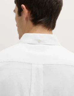Regular Fit Linen Rich Short Sleeve Shirt