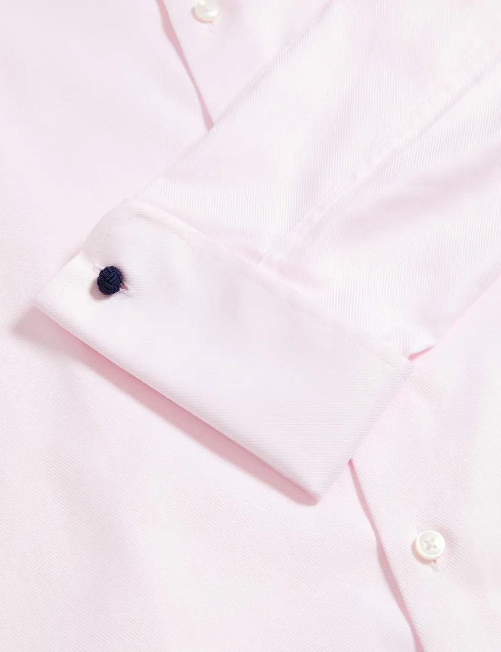 Regular Fit Luxury Cotton Double Cuff Twill Shirt