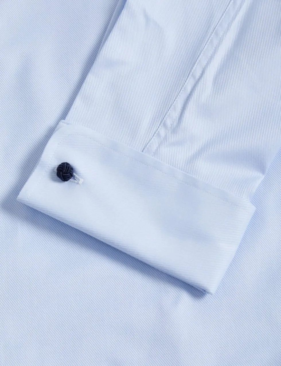 Regular Fit Luxury Cotton Double Cuff Twill Shirt