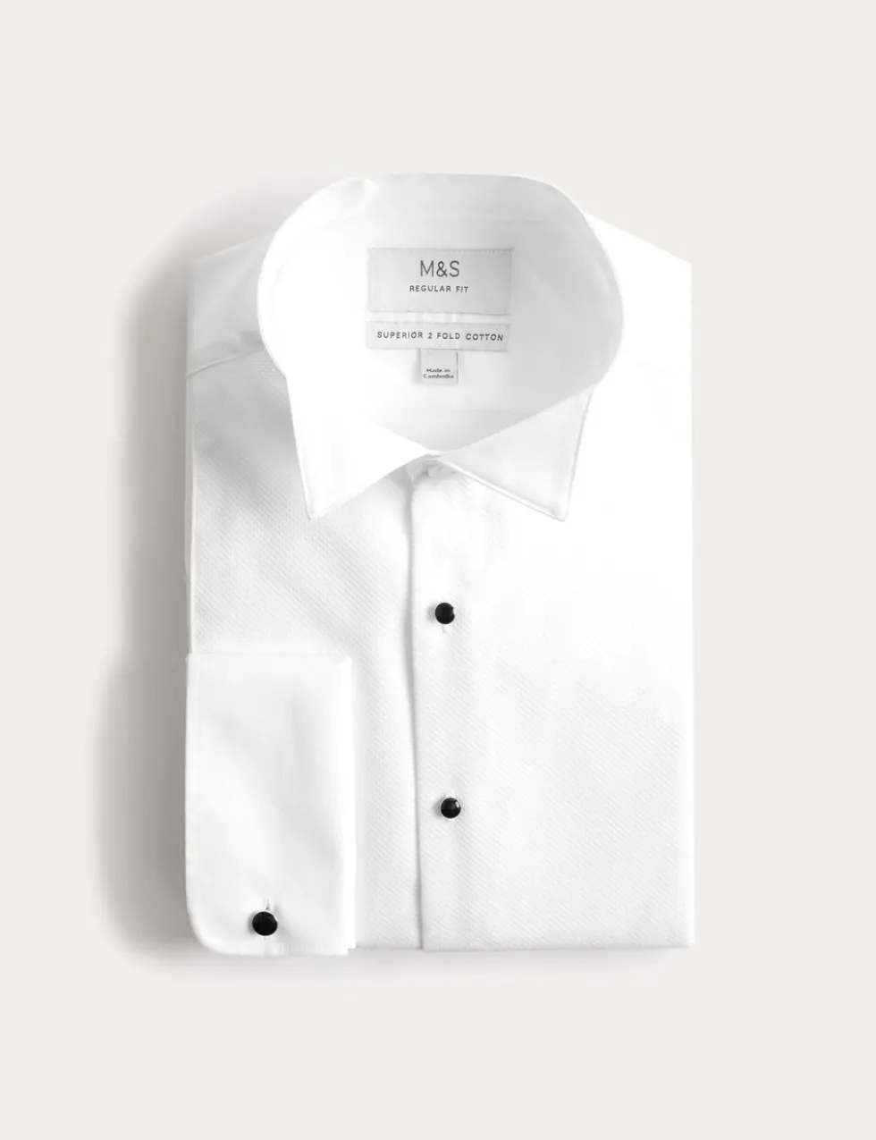 Regular Fit Luxury Cotton Double Cuff Dress Shirt