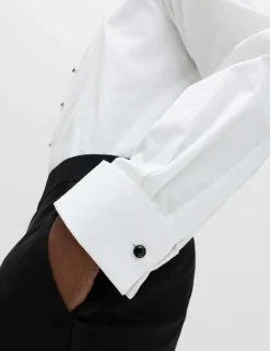 Regular Fit Luxury Cotton Double Cuff Dress Shirt