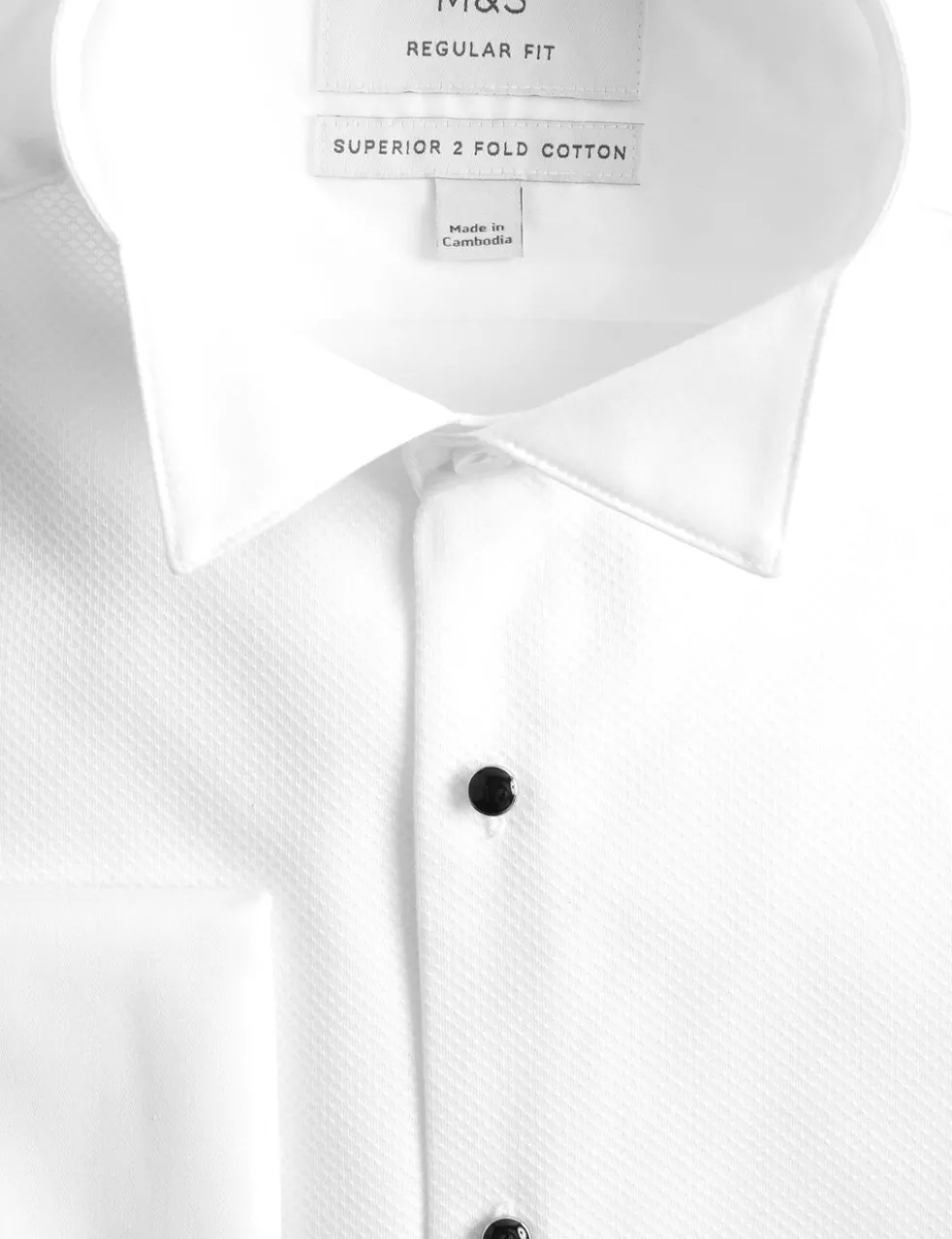 Regular Fit Luxury Cotton Double Cuff Dress Shirt