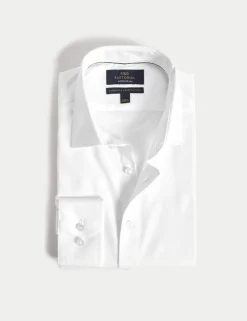 Regular Fit Luxury Cotton Twill Shirt