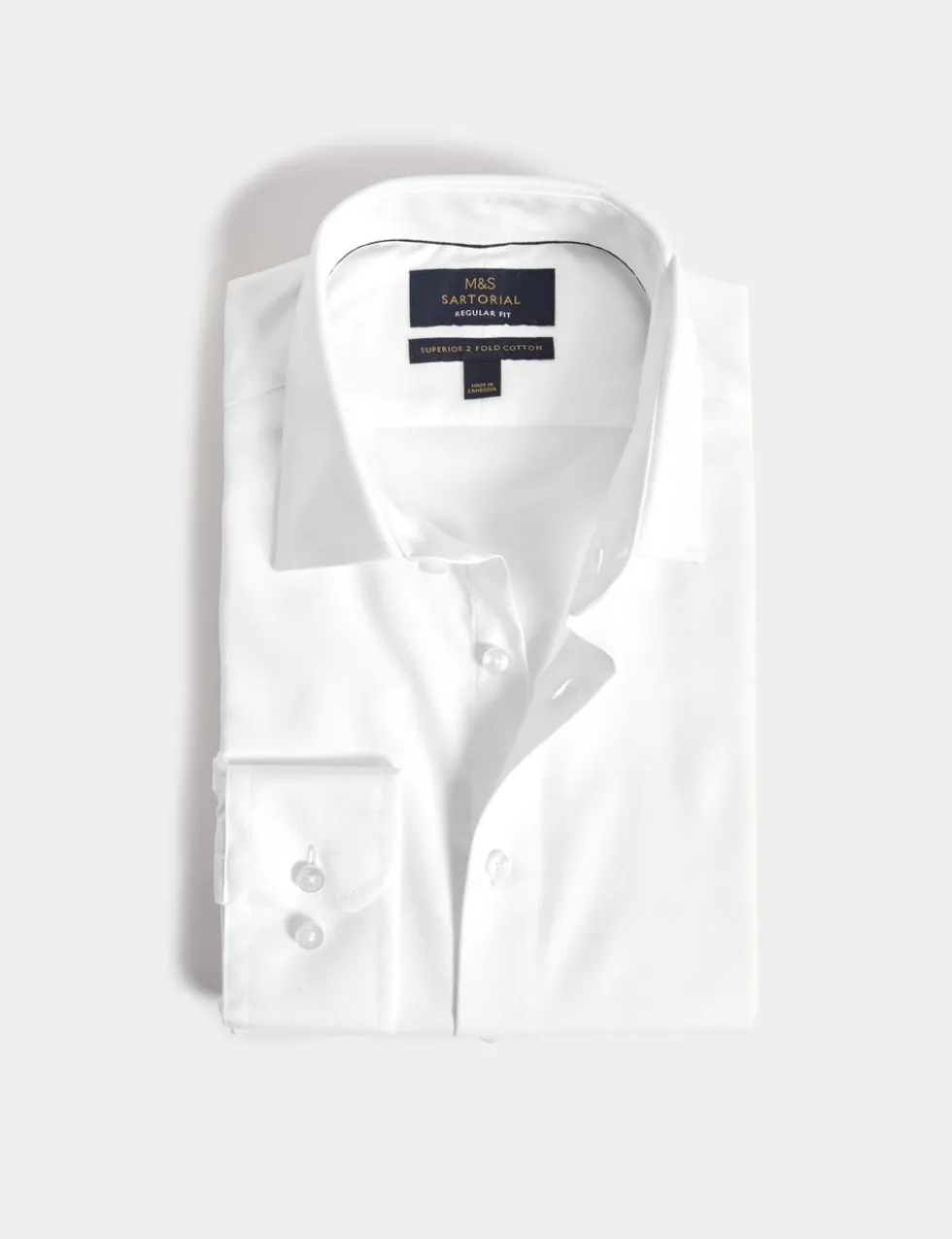 Regular Fit Luxury Cotton Twill Shirt