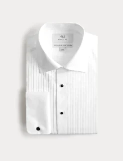 Regular Fit Luxury Cotton Double Cuff Dress Shirt