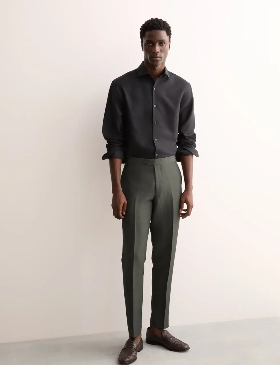 Regular Fit Luxury Linen Cotton Shirt