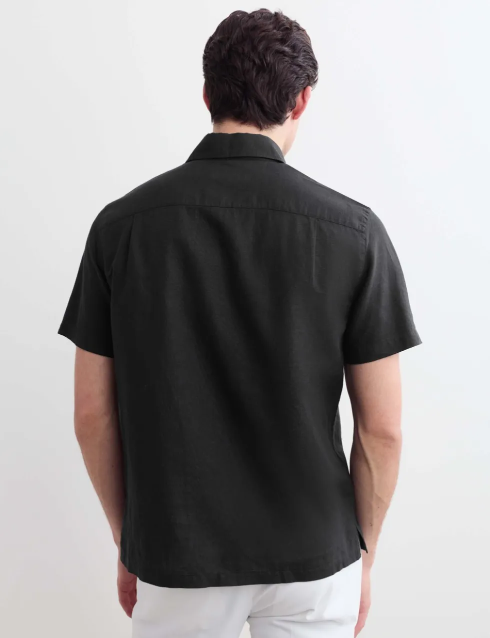 Regular Fit Luxury Linen Cotton Short Sleeve Shirt