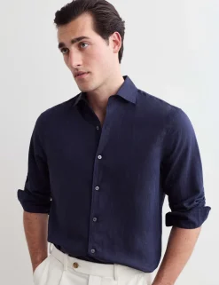Regular Fit Luxury Linen Cotton Shirt