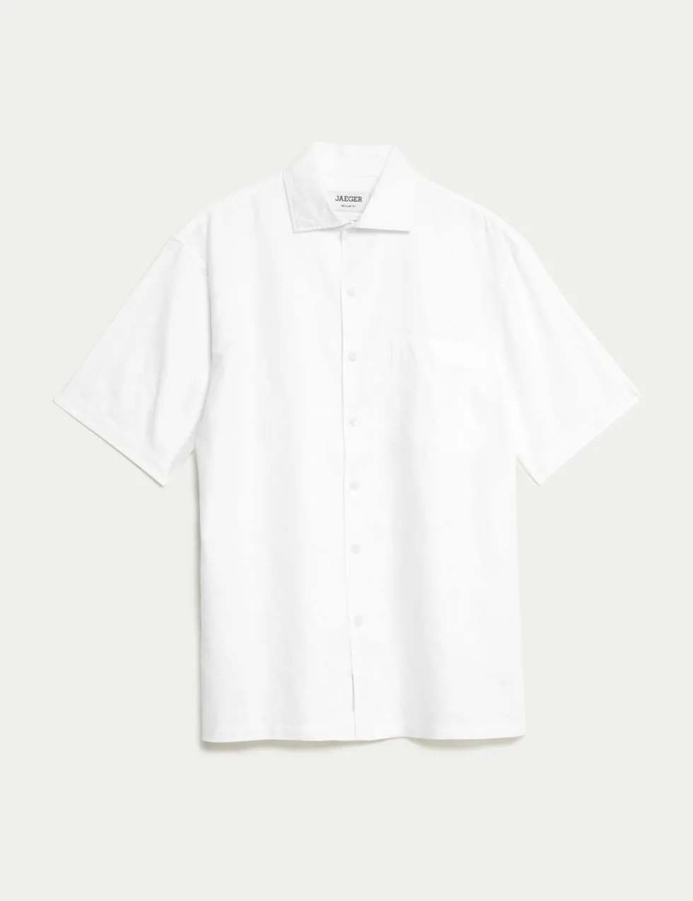 Regular Fit Luxury Linen Cotton Short Sleeve Shirt