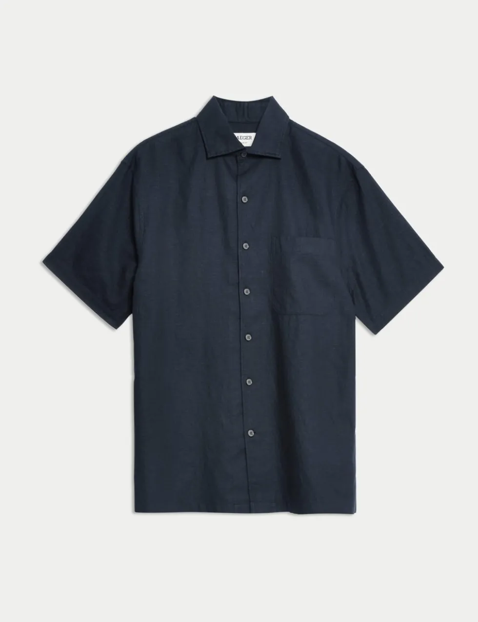 Regular Fit Luxury Linen Cotton Short Sleeve Shirt