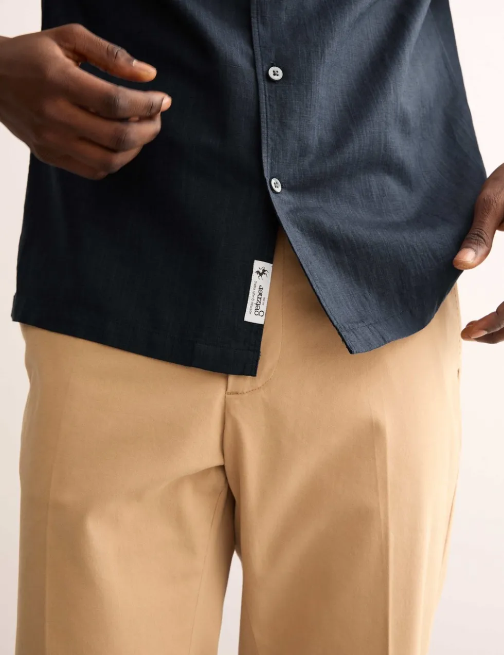 Regular Fit Luxury Linen Cotton Short Sleeve Shirt