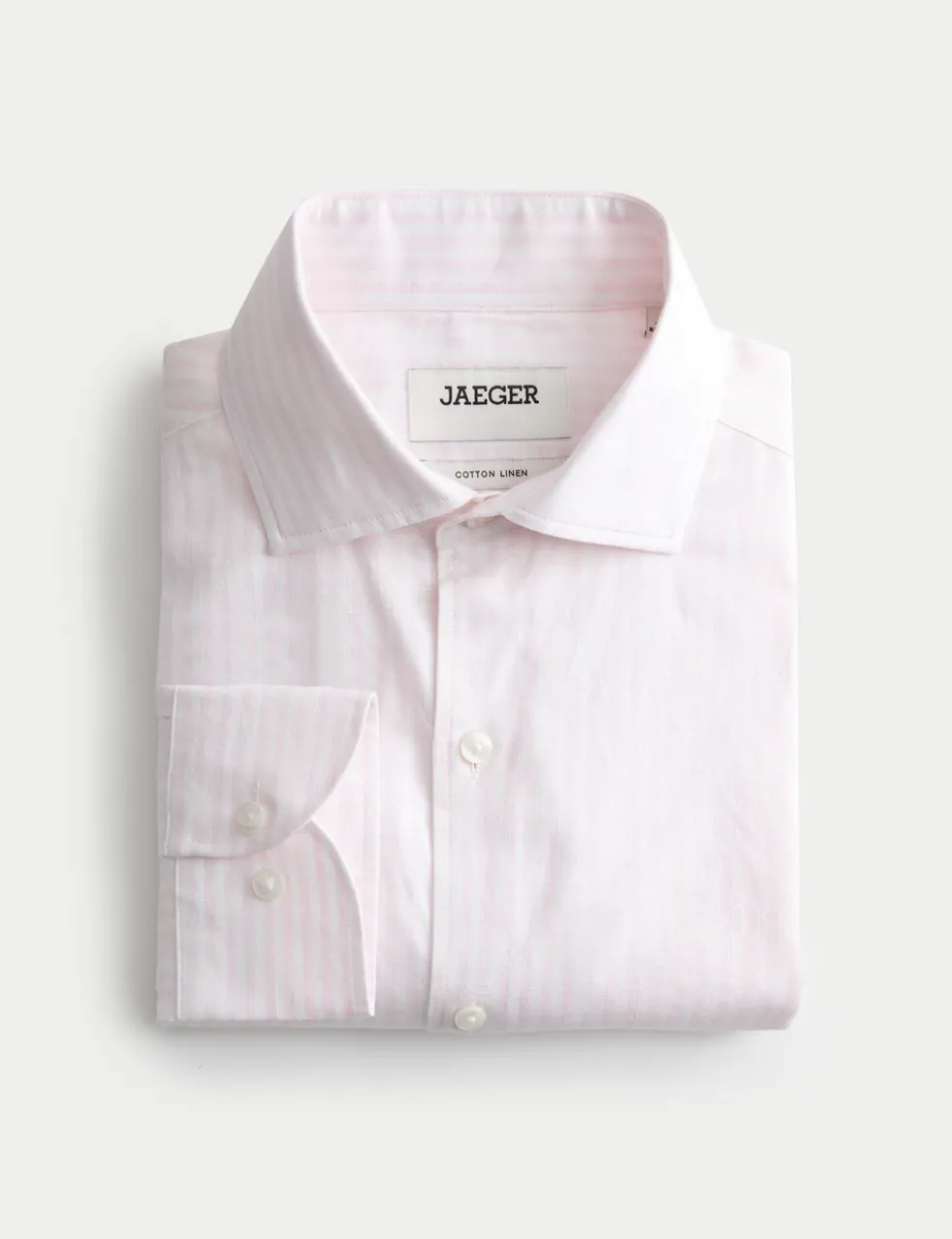 Regular Fit Luxury Linen Cotton Striped Shirt