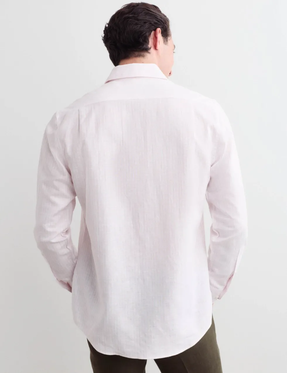 Regular Fit Luxury Linen Cotton Striped Shirt