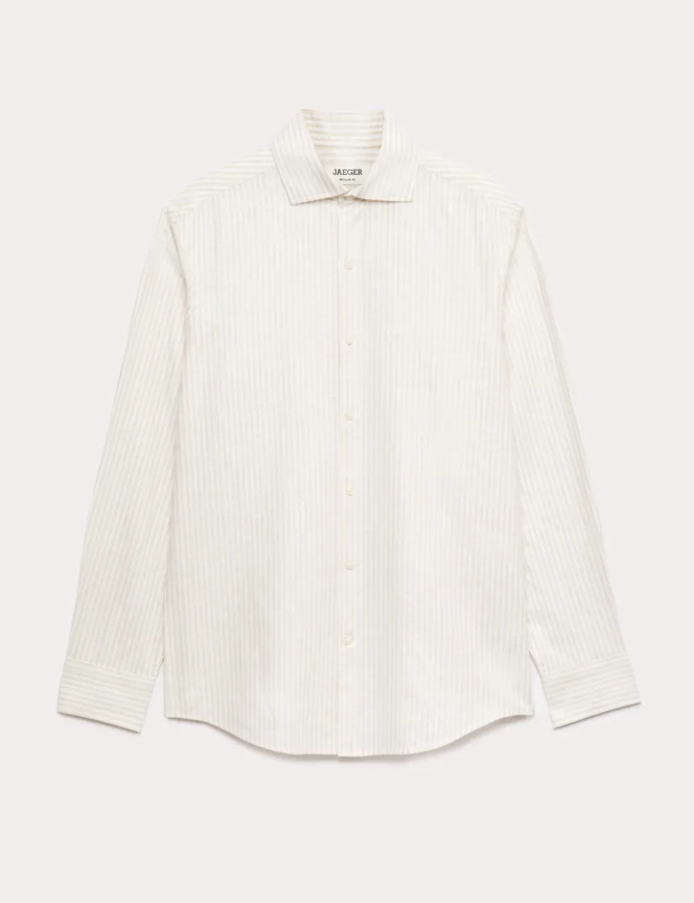Regular Fit Luxury Linen Cotton Striped Shirt