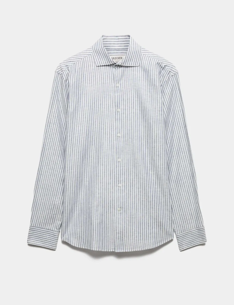 Regular Fit Luxury Linen Cotton Striped Shirt
