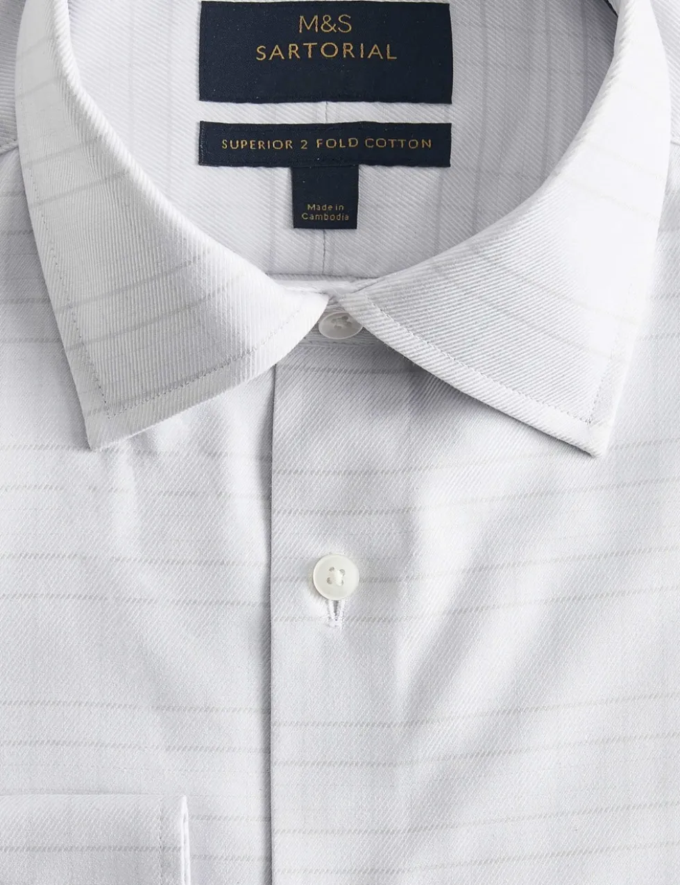 Regular Fit Luxury Pure Cotton Check Shirt
