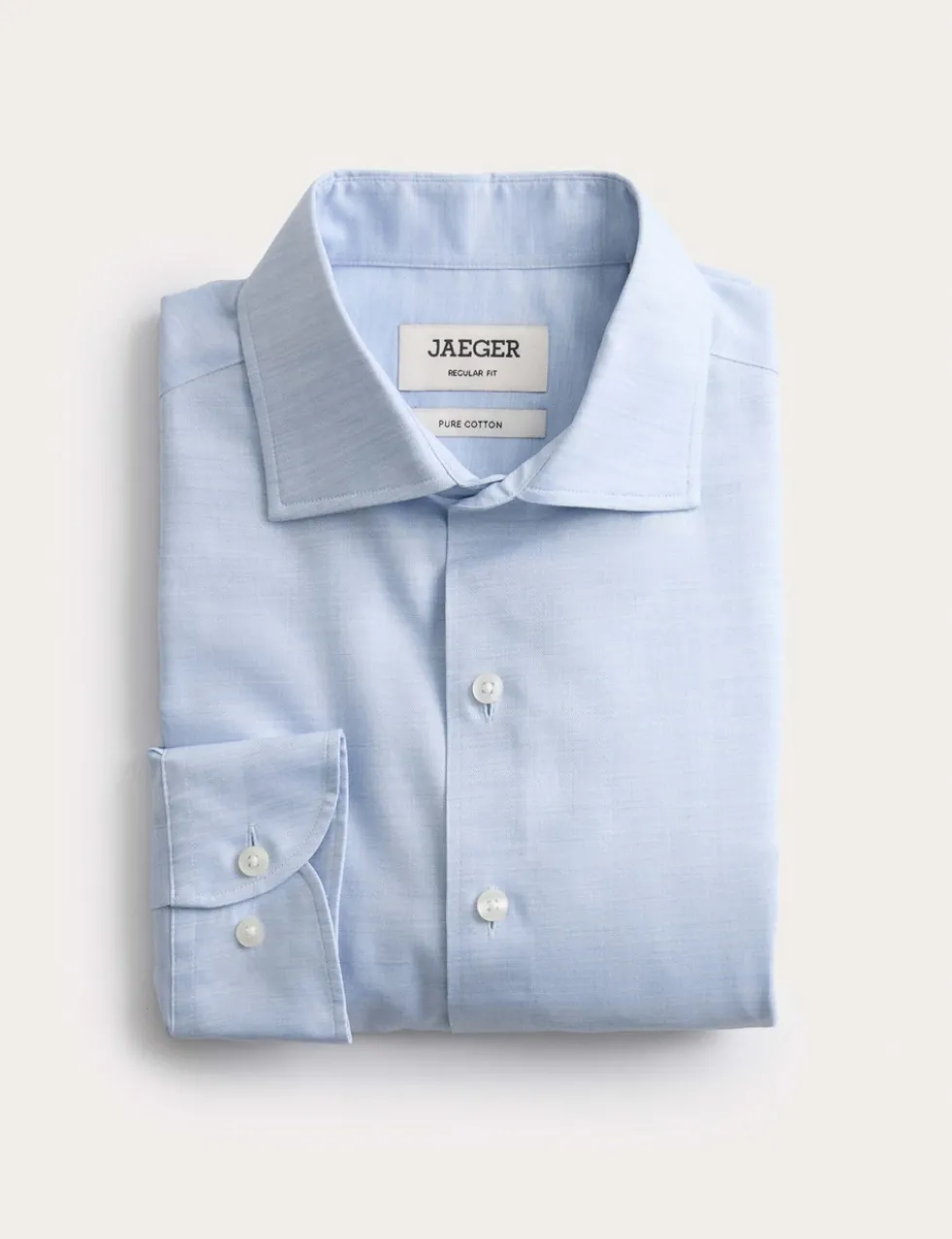 Regular Fit Luxury Pure Cotton Textured Shirt