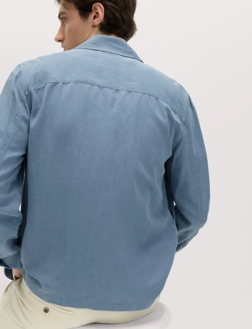 Regular Fit Lyocell Blend Overshirt