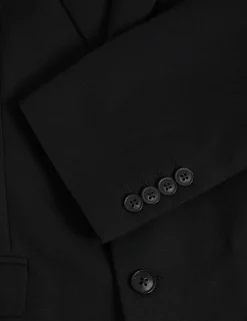 Regular Fit Machine Washable Suit Jacket