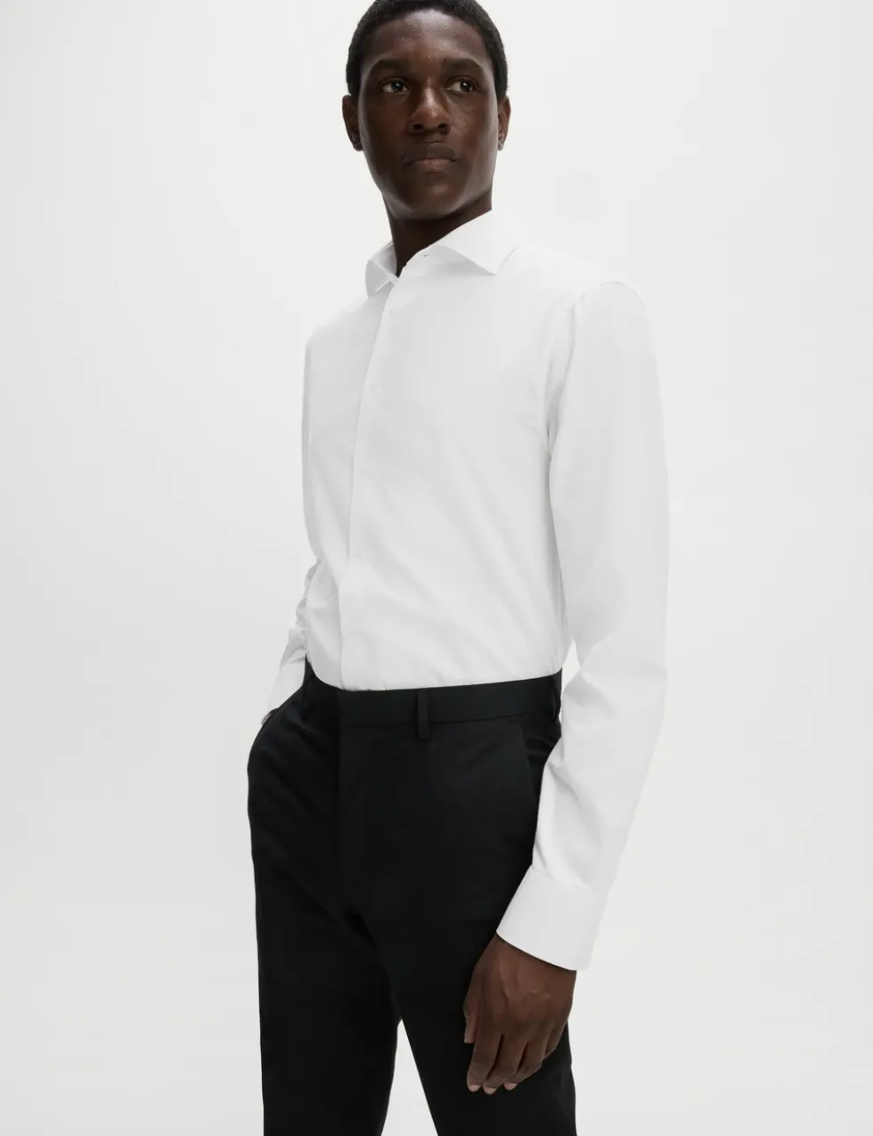 Regular Fit Non Iron Cotton Blend Shirt