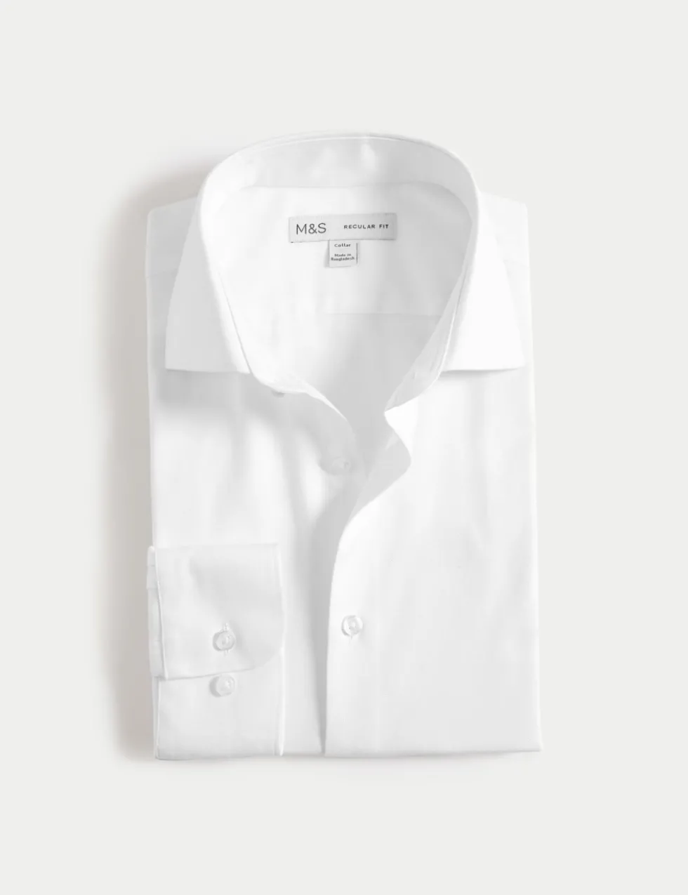 Regular Fit Non Iron Cotton Blend Shirt
