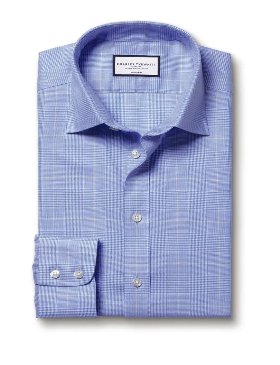 Regular Fit Non Iron Pure Cotton Check Shirt