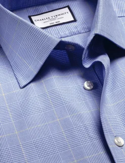 Regular Fit Non Iron Pure Cotton Check Shirt