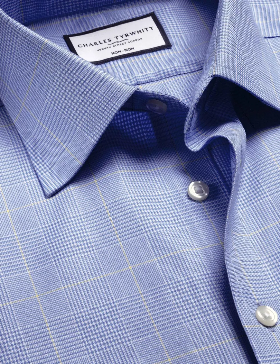 Regular Fit Non Iron Pure Cotton Check Shirt