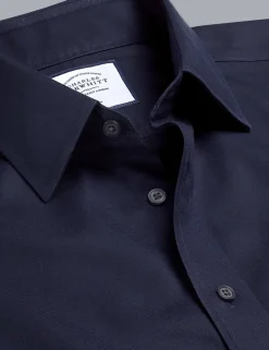 Regular Fit Non Iron Pure Cotton Twill Shirt