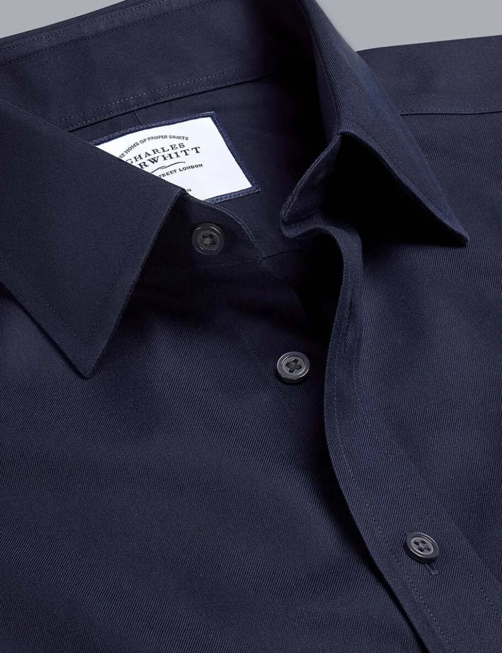 Regular Fit Non Iron Pure Cotton Twill Shirt