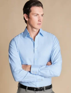 Regular Fit Non Iron Pure Cotton Twill Shirt