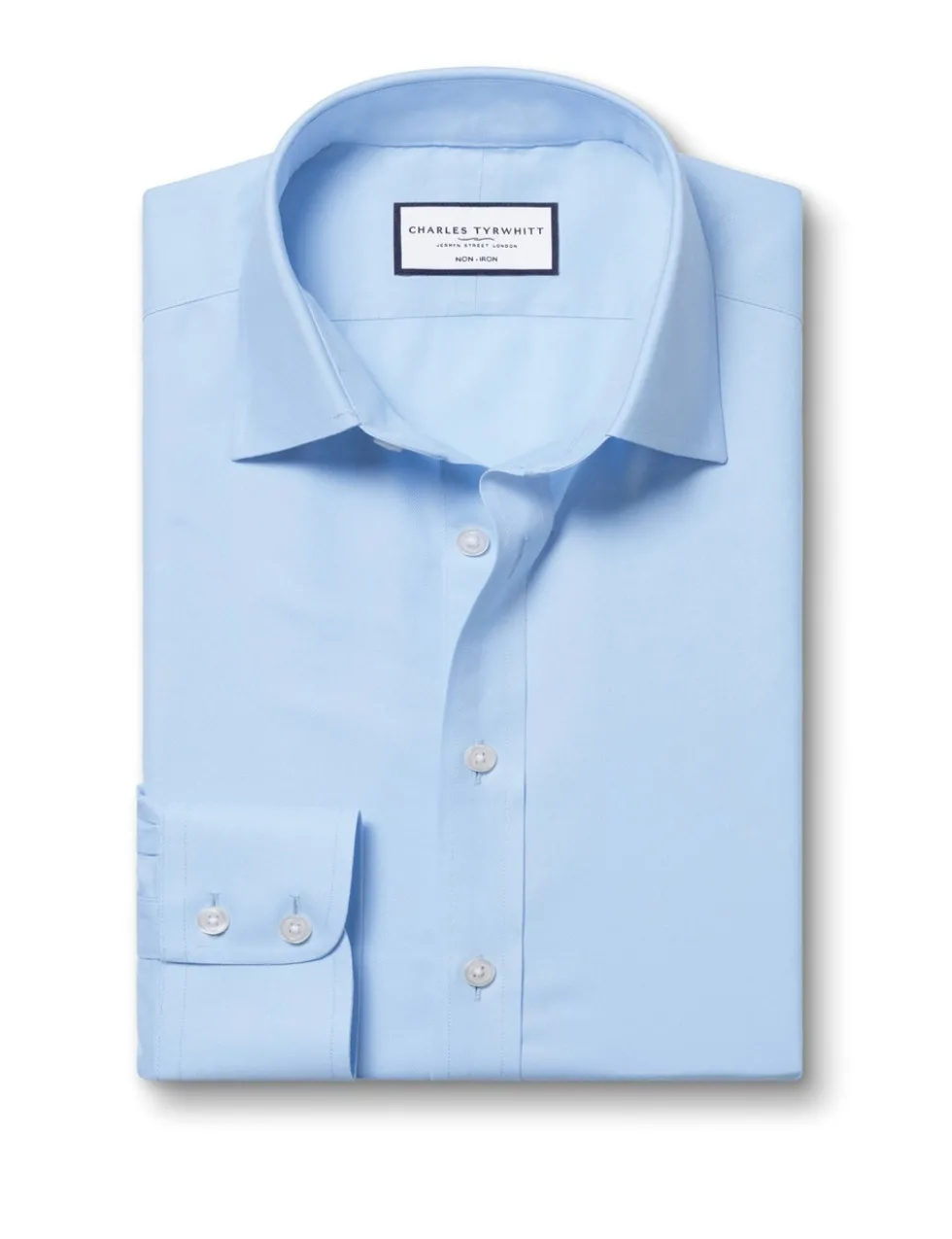 Regular Fit Non Iron Pure Cotton Twill Shirt