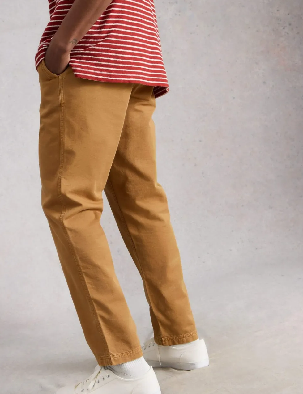 Regular Fit Pure Cotton Chinos