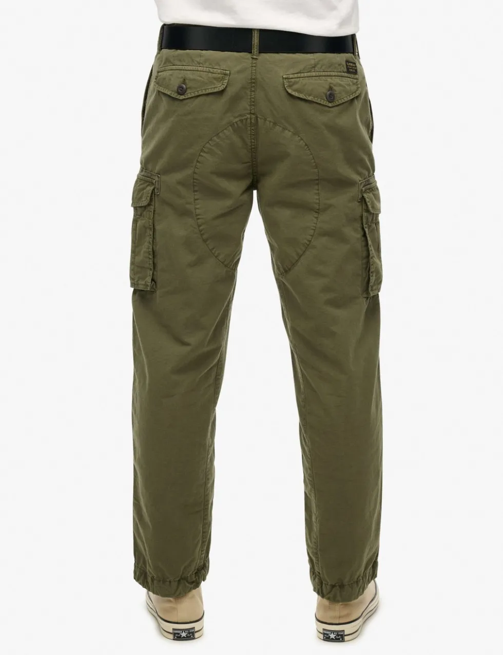 Regular Fit Pure Cotton Cargo Trousers